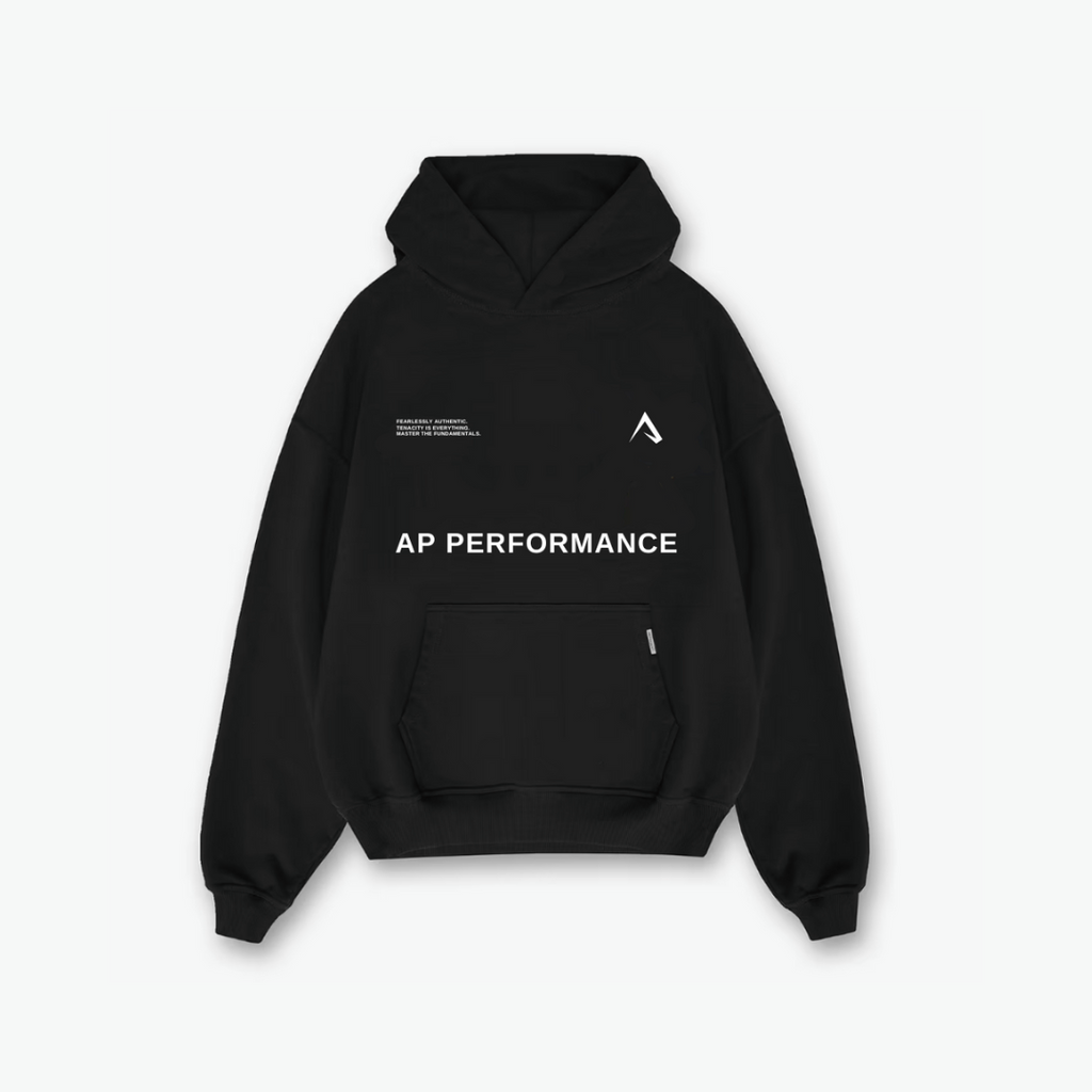 R1.1 HOODIE - BLACK